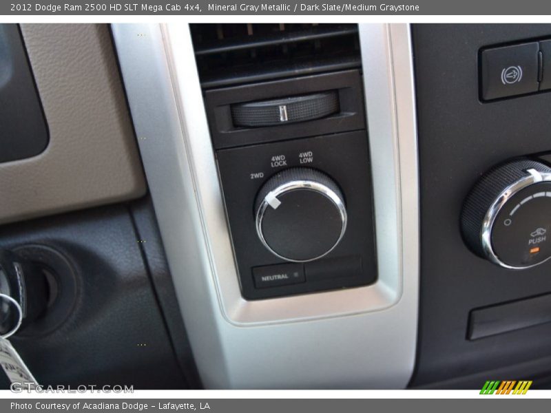 Mineral Gray Metallic / Dark Slate/Medium Graystone 2012 Dodge Ram 2500 HD SLT Mega Cab 4x4