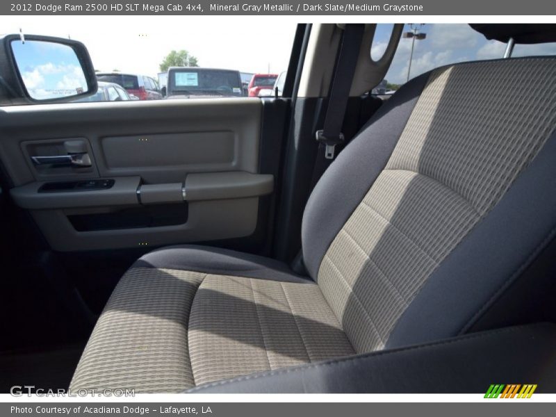 Mineral Gray Metallic / Dark Slate/Medium Graystone 2012 Dodge Ram 2500 HD SLT Mega Cab 4x4