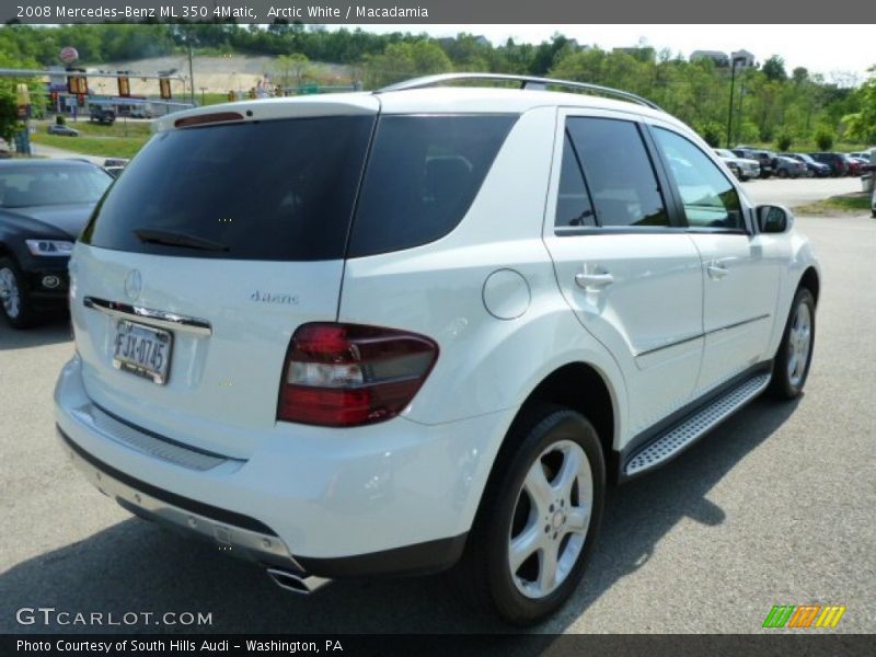 Arctic White / Macadamia 2008 Mercedes-Benz ML 350 4Matic