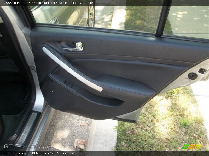 Brilliant Silver Metallic / Graphite 2005 Infiniti G 35 Sedan
