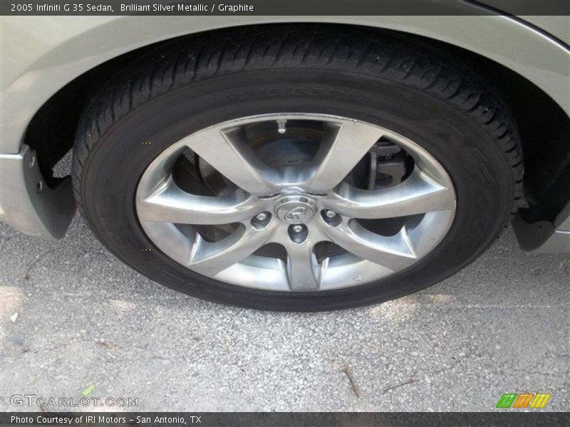 Brilliant Silver Metallic / Graphite 2005 Infiniti G 35 Sedan