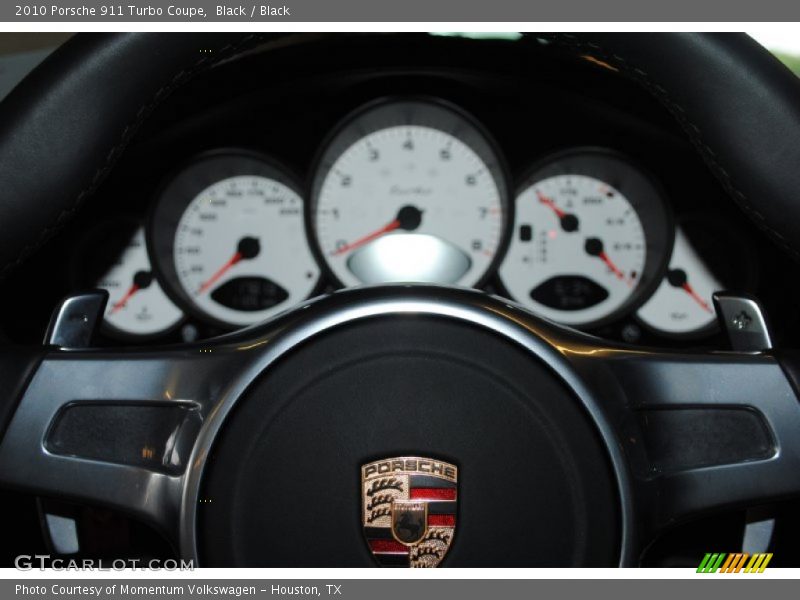 Black / Black 2010 Porsche 911 Turbo Coupe