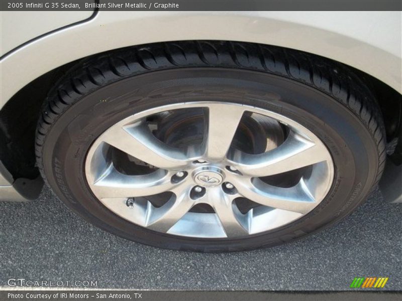 Brilliant Silver Metallic / Graphite 2005 Infiniti G 35 Sedan