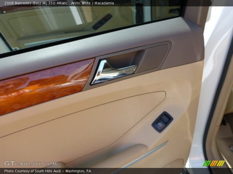 Arctic White / Macadamia 2008 Mercedes-Benz ML 350 4Matic