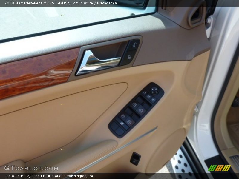 Arctic White / Macadamia 2008 Mercedes-Benz ML 350 4Matic