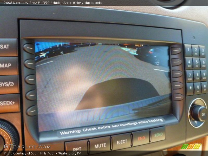Arctic White / Macadamia 2008 Mercedes-Benz ML 350 4Matic