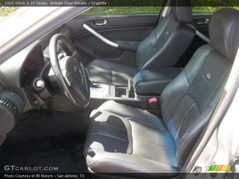 Brilliant Silver Metallic / Graphite 2005 Infiniti G 35 Sedan