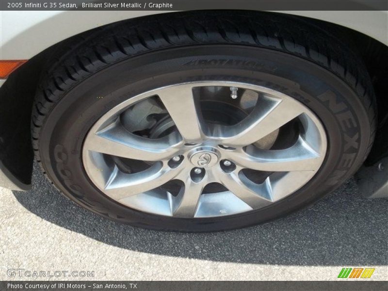 Brilliant Silver Metallic / Graphite 2005 Infiniti G 35 Sedan