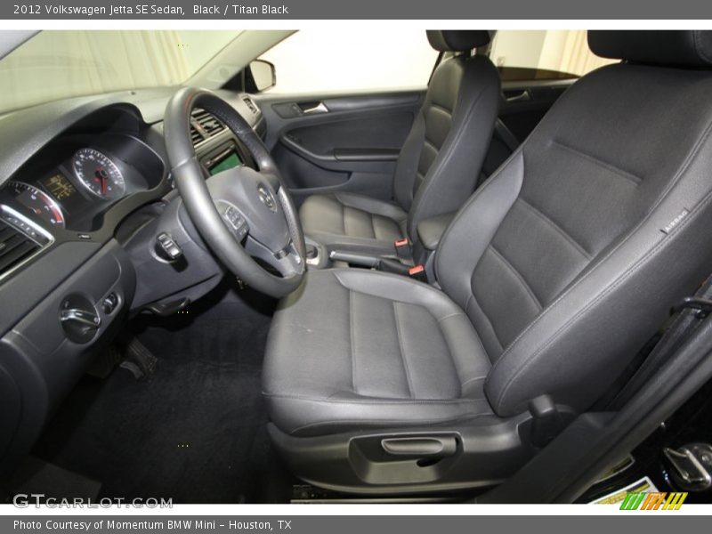 Black / Titan Black 2012 Volkswagen Jetta SE Sedan