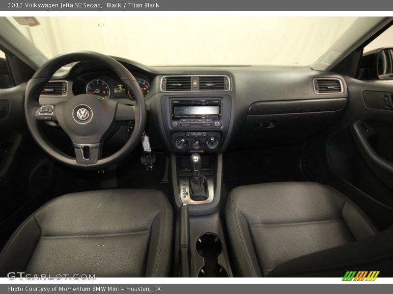 Black / Titan Black 2012 Volkswagen Jetta SE Sedan