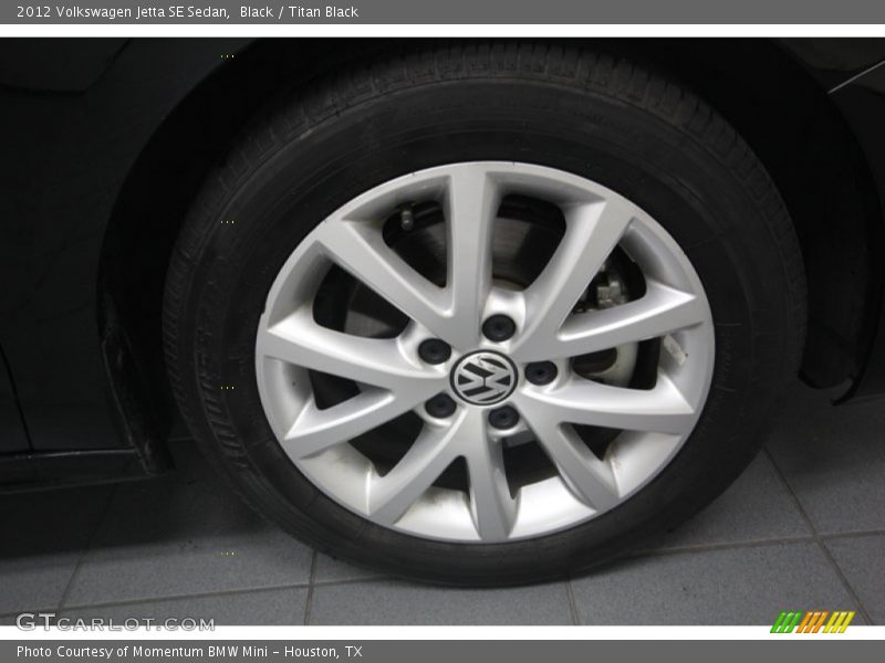 Black / Titan Black 2012 Volkswagen Jetta SE Sedan