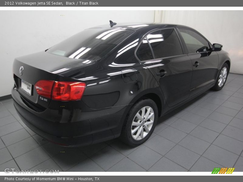 Black / Titan Black 2012 Volkswagen Jetta SE Sedan