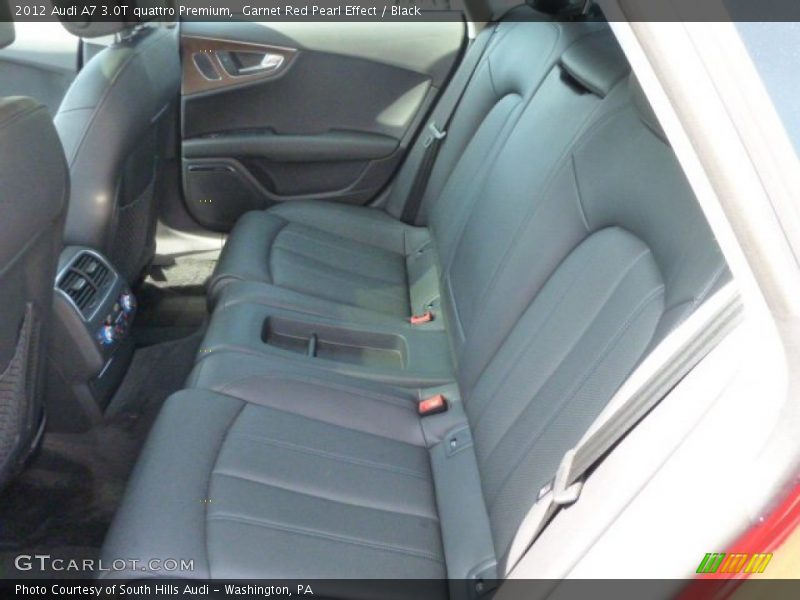 Garnet Red Pearl Effect / Black 2012 Audi A7 3.0T quattro Premium