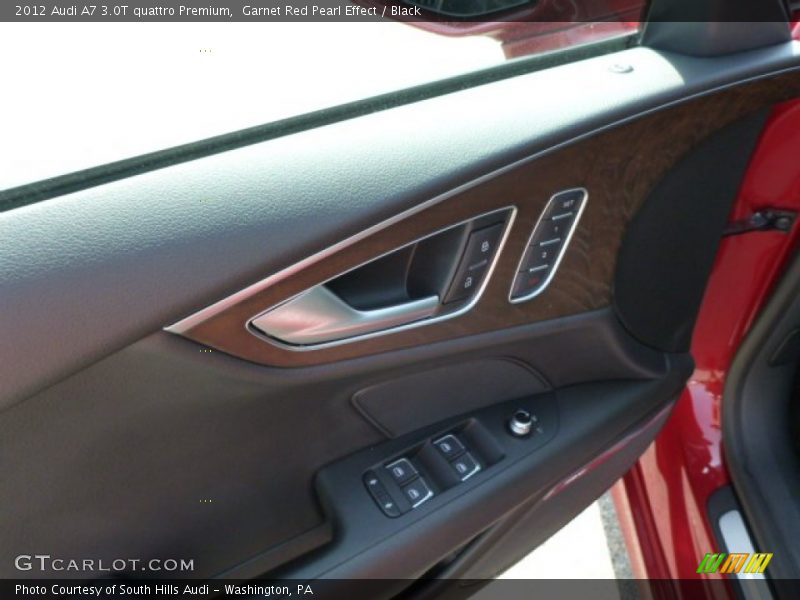 Garnet Red Pearl Effect / Black 2012 Audi A7 3.0T quattro Premium