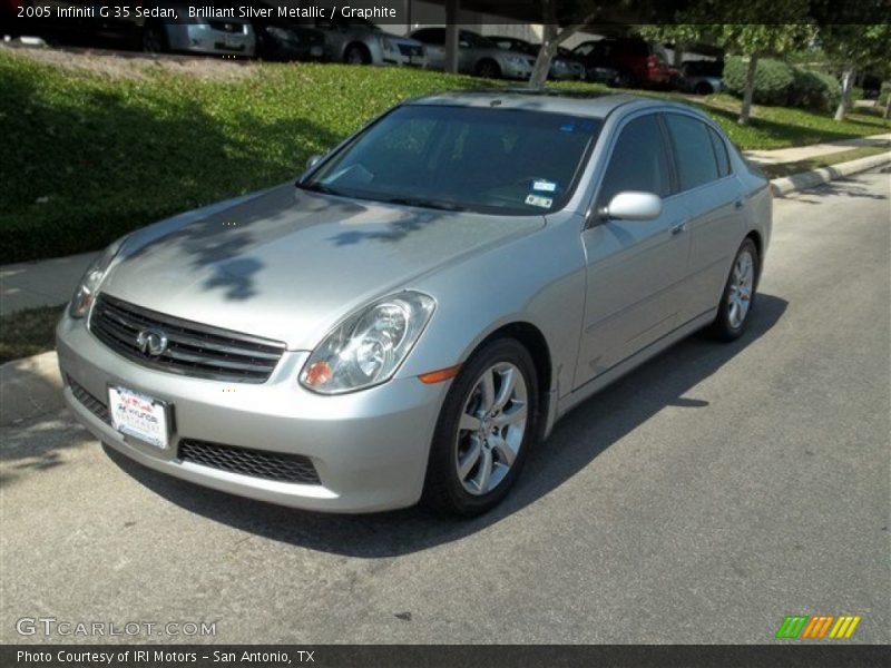 Brilliant Silver Metallic / Graphite 2005 Infiniti G 35 Sedan