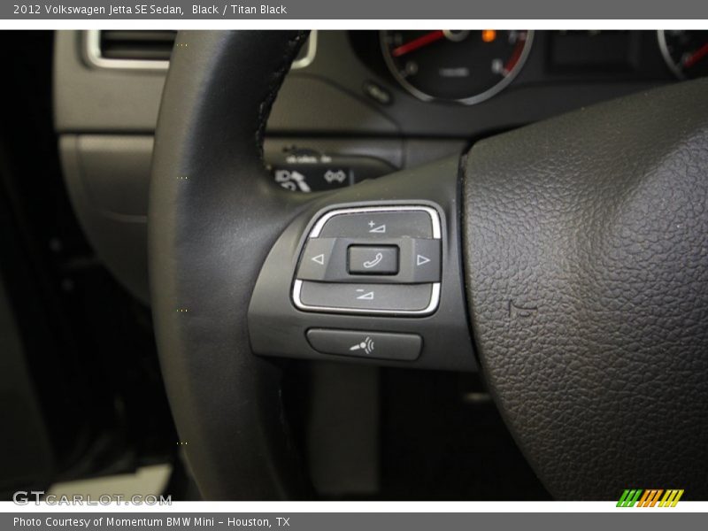 Black / Titan Black 2012 Volkswagen Jetta SE Sedan