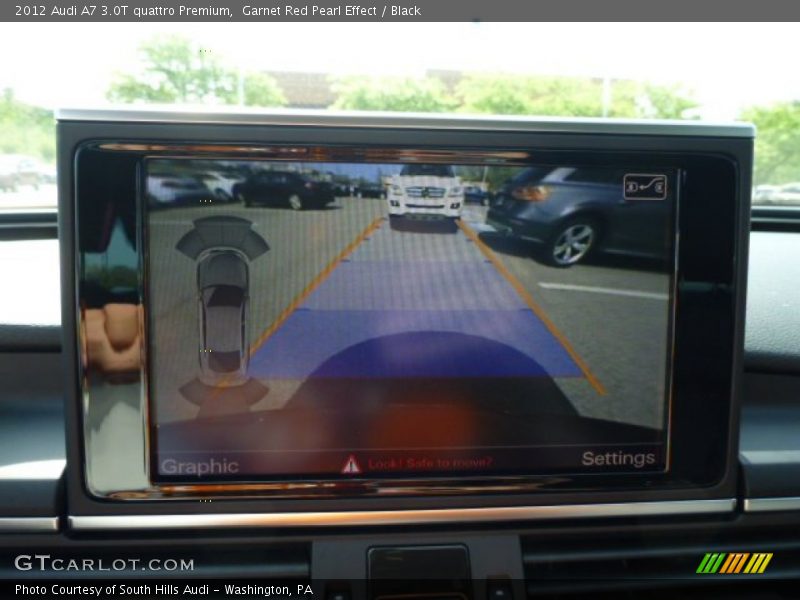 Garnet Red Pearl Effect / Black 2012 Audi A7 3.0T quattro Premium