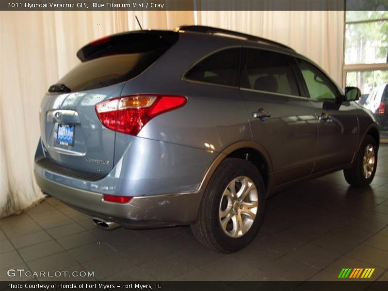 Blue Titanium Mist / Gray 2011 Hyundai Veracruz GLS