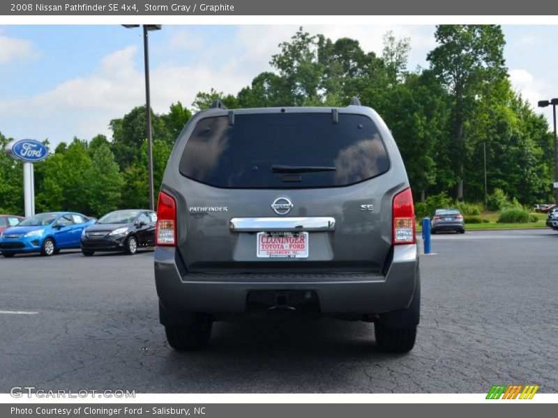 Storm Gray / Graphite 2008 Nissan Pathfinder SE 4x4