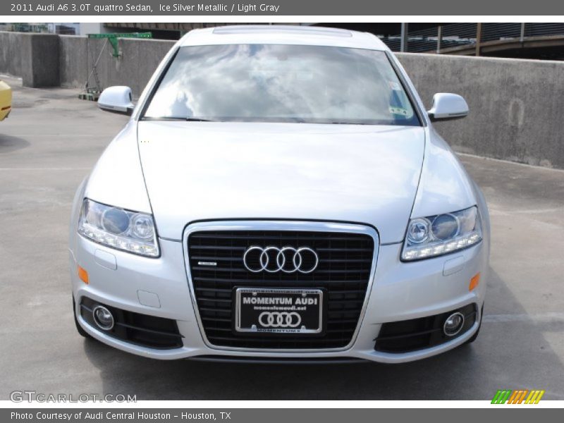 Ice Silver Metallic / Light Gray 2011 Audi A6 3.0T quattro Sedan