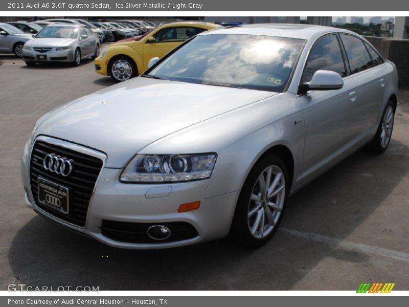 Ice Silver Metallic / Light Gray 2011 Audi A6 3.0T quattro Sedan