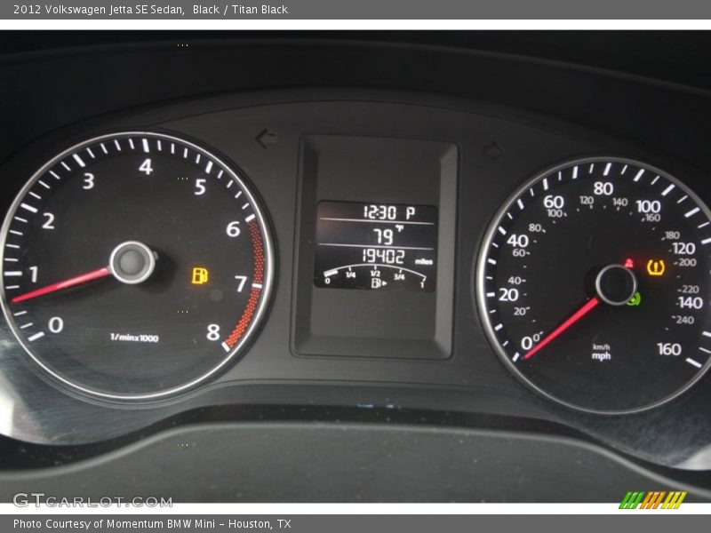 Black / Titan Black 2012 Volkswagen Jetta SE Sedan