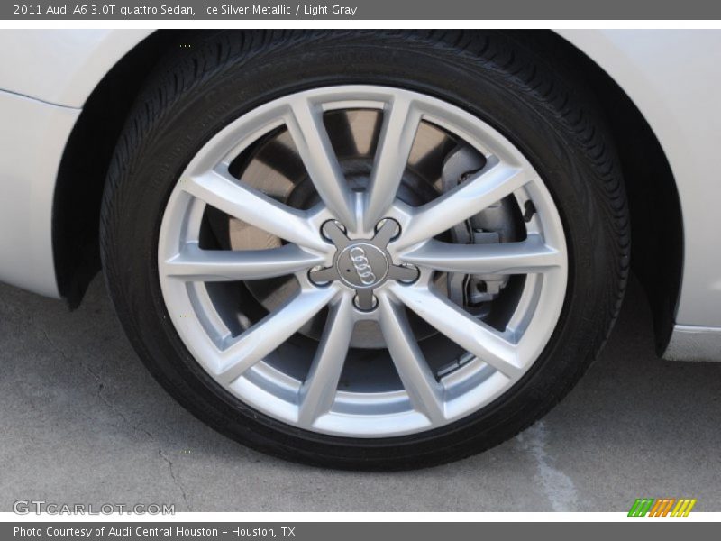 Ice Silver Metallic / Light Gray 2011 Audi A6 3.0T quattro Sedan