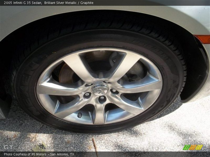 Brilliant Silver Metallic / Graphite 2005 Infiniti G 35 Sedan