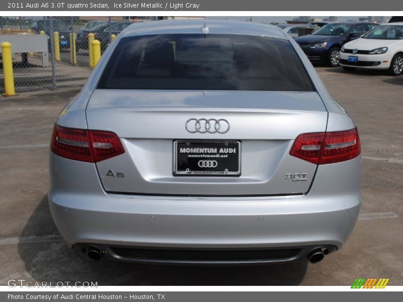 Ice Silver Metallic / Light Gray 2011 Audi A6 3.0T quattro Sedan