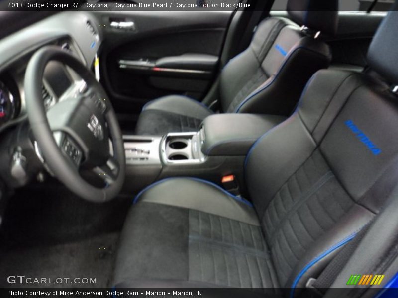  2013 Charger R/T Daytona Daytona Edition Black/Blue Interior