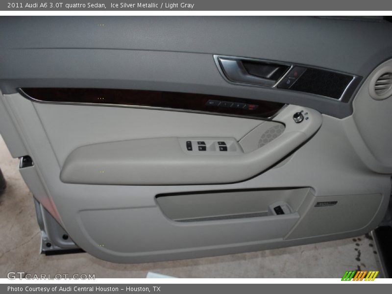 Ice Silver Metallic / Light Gray 2011 Audi A6 3.0T quattro Sedan