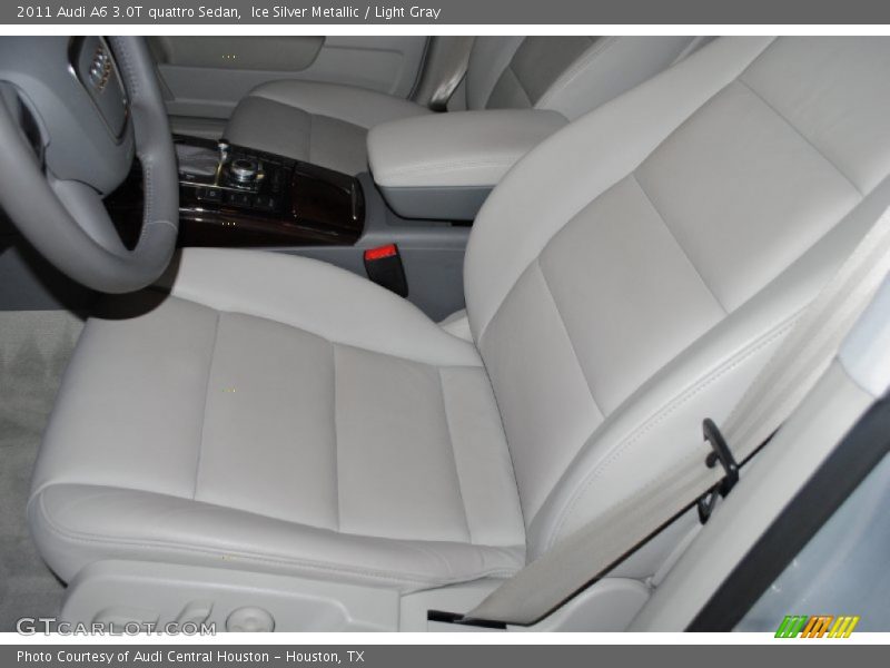 Ice Silver Metallic / Light Gray 2011 Audi A6 3.0T quattro Sedan