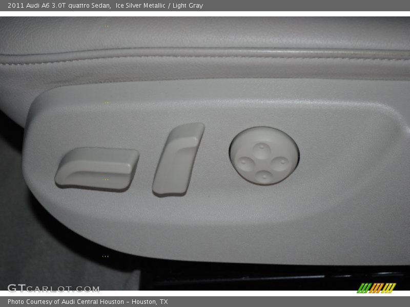 Ice Silver Metallic / Light Gray 2011 Audi A6 3.0T quattro Sedan