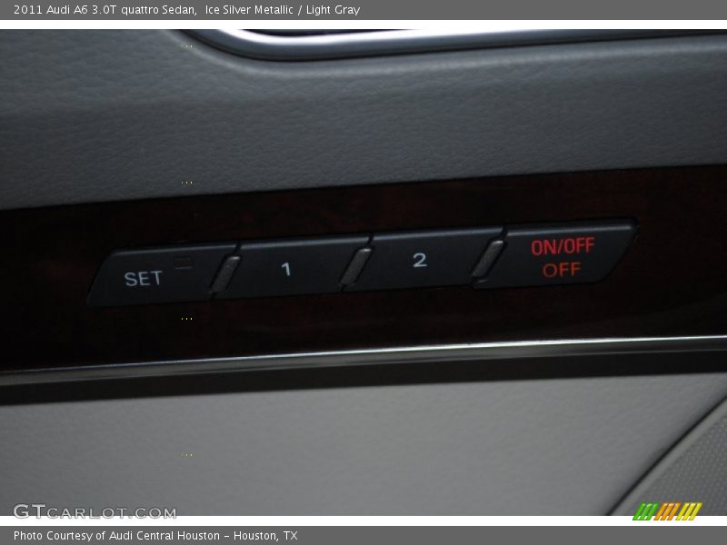 Ice Silver Metallic / Light Gray 2011 Audi A6 3.0T quattro Sedan
