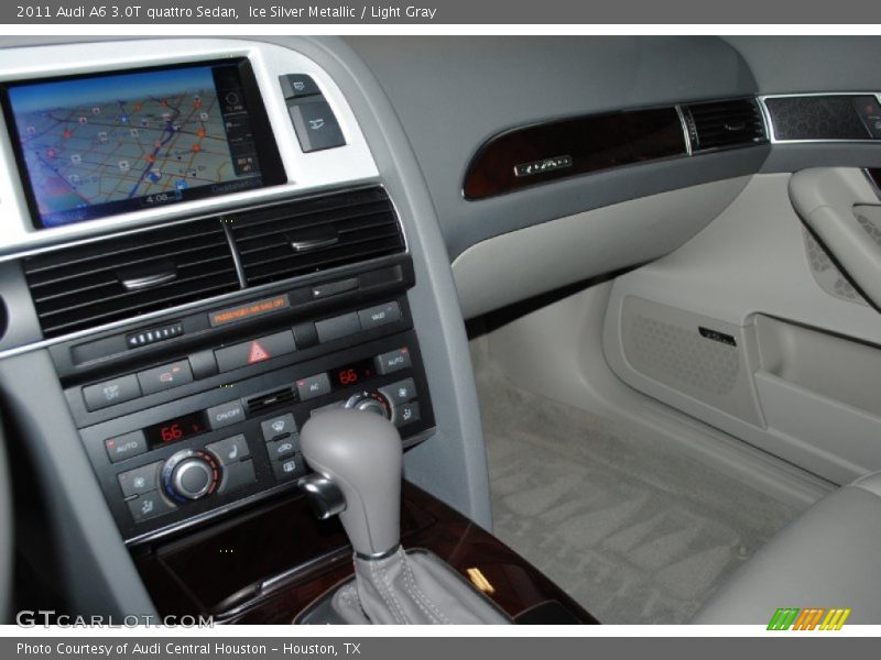 Ice Silver Metallic / Light Gray 2011 Audi A6 3.0T quattro Sedan