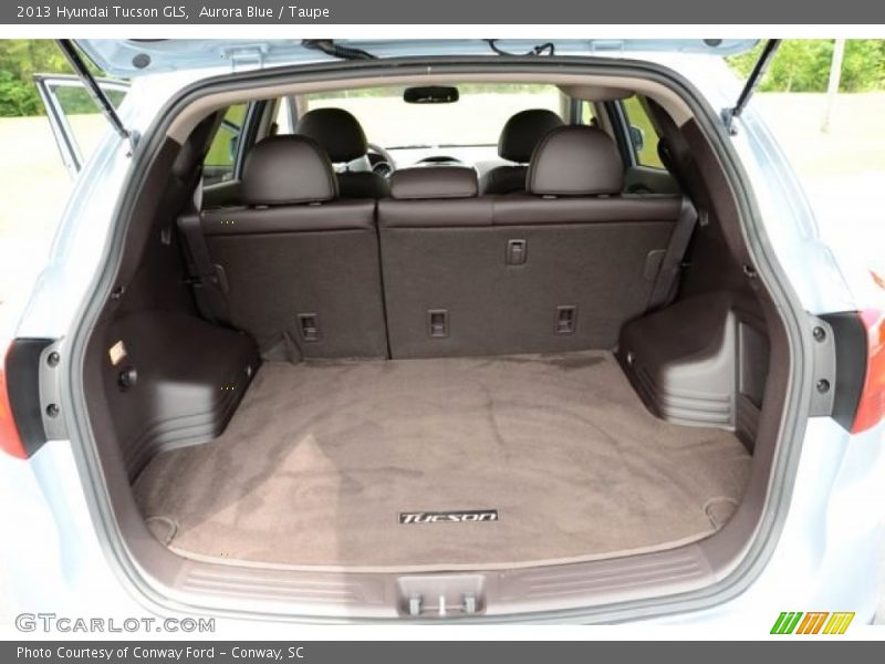 Aurora Blue / Taupe 2013 Hyundai Tucson GLS