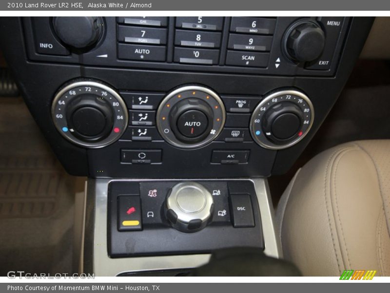 Controls of 2010 LR2 HSE