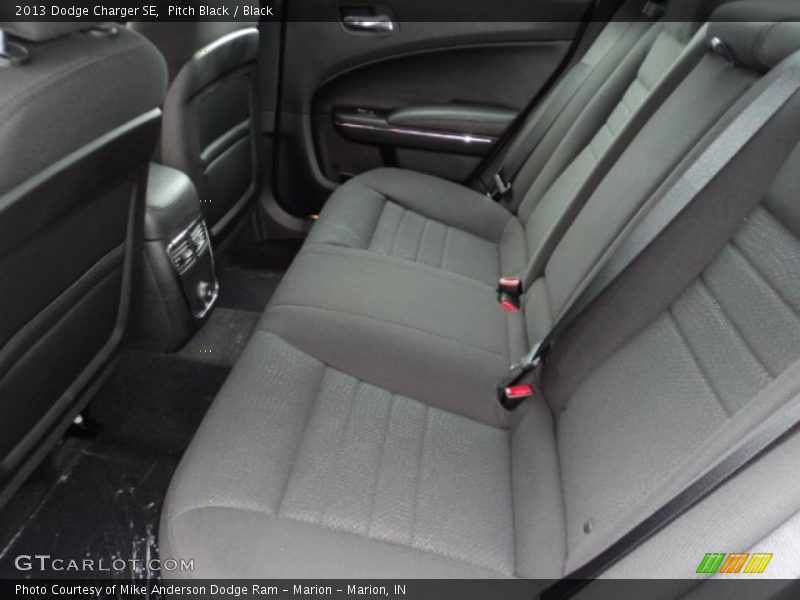 Pitch Black / Black 2013 Dodge Charger SE