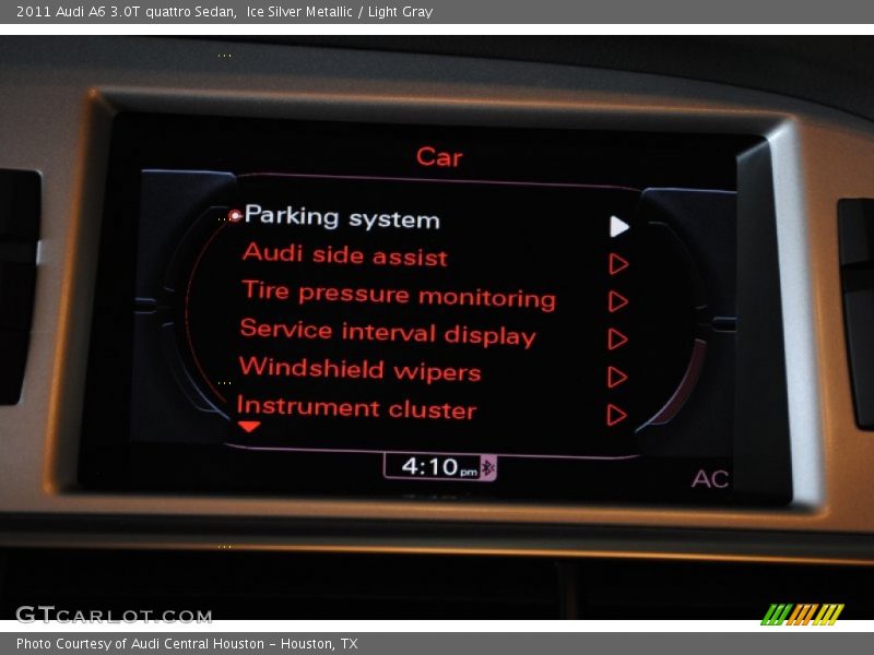 Ice Silver Metallic / Light Gray 2011 Audi A6 3.0T quattro Sedan