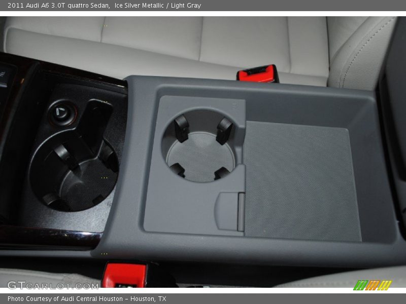 Ice Silver Metallic / Light Gray 2011 Audi A6 3.0T quattro Sedan