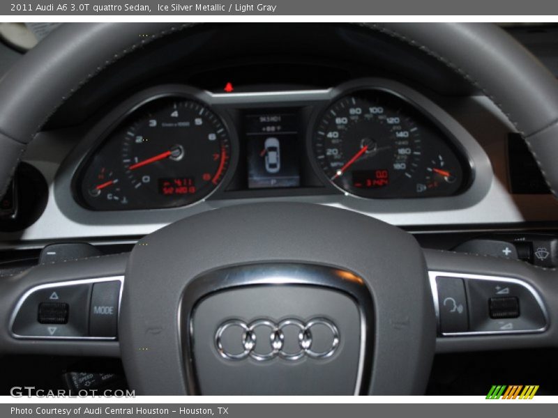 Ice Silver Metallic / Light Gray 2011 Audi A6 3.0T quattro Sedan