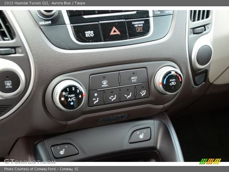 Aurora Blue / Taupe 2013 Hyundai Tucson GLS