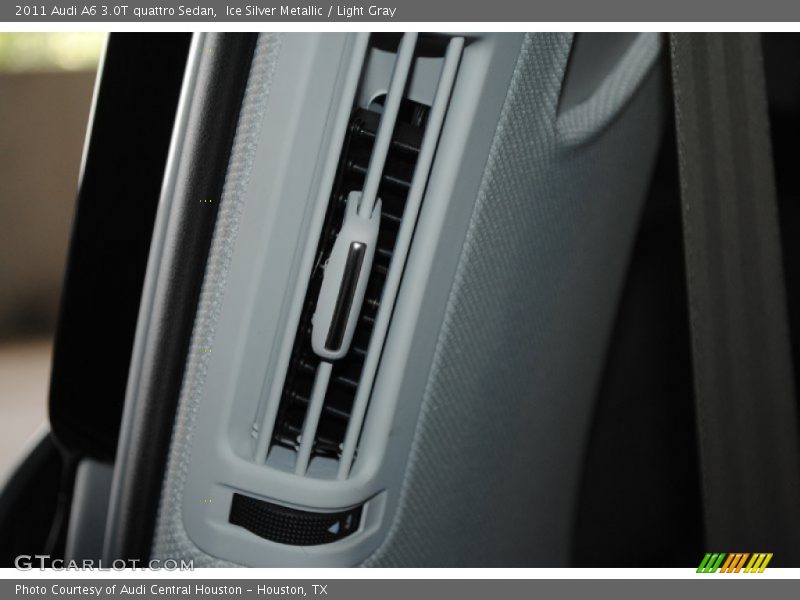 Ice Silver Metallic / Light Gray 2011 Audi A6 3.0T quattro Sedan