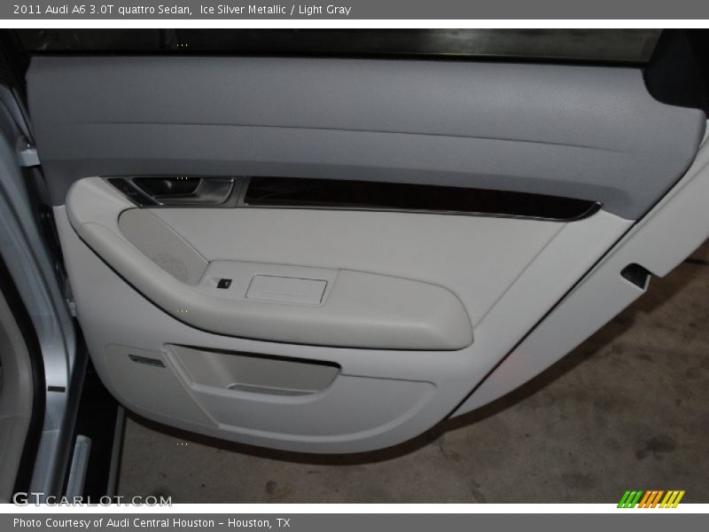 Ice Silver Metallic / Light Gray 2011 Audi A6 3.0T quattro Sedan