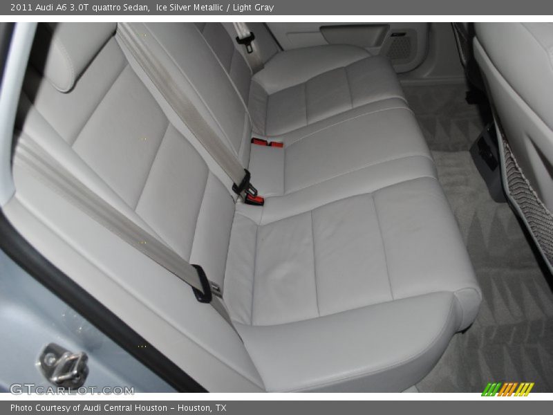 Ice Silver Metallic / Light Gray 2011 Audi A6 3.0T quattro Sedan