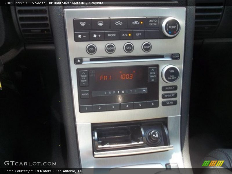Brilliant Silver Metallic / Graphite 2005 Infiniti G 35 Sedan
