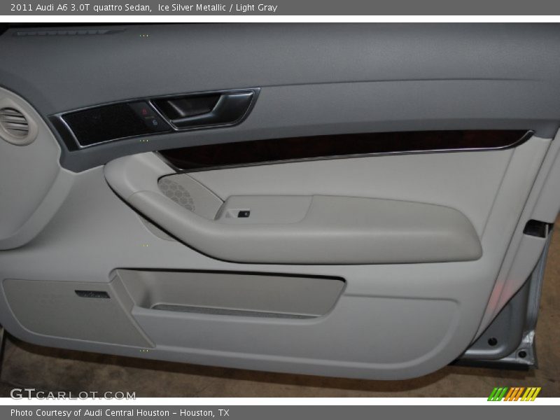 Ice Silver Metallic / Light Gray 2011 Audi A6 3.0T quattro Sedan