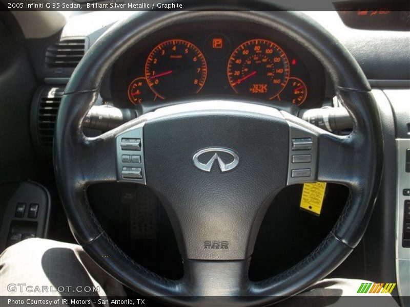 Brilliant Silver Metallic / Graphite 2005 Infiniti G 35 Sedan