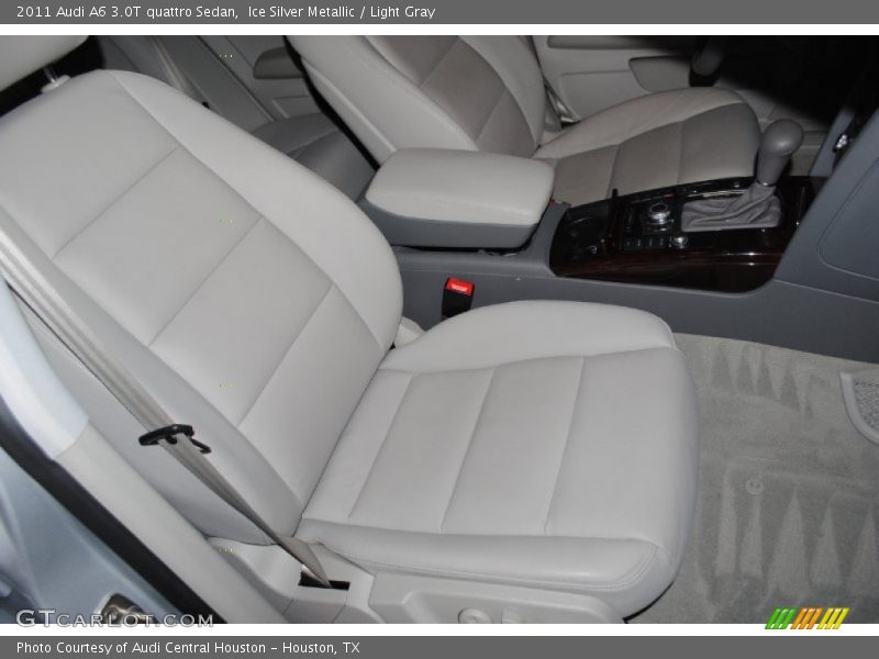 Ice Silver Metallic / Light Gray 2011 Audi A6 3.0T quattro Sedan