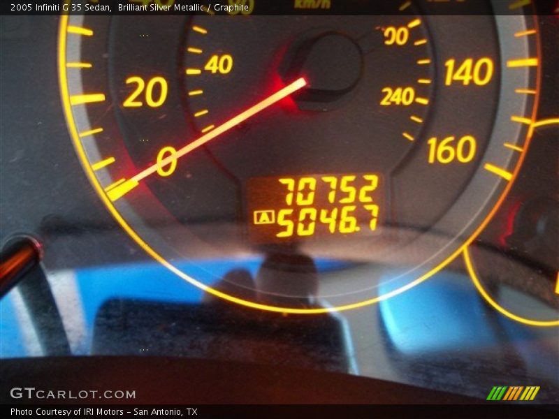 Brilliant Silver Metallic / Graphite 2005 Infiniti G 35 Sedan